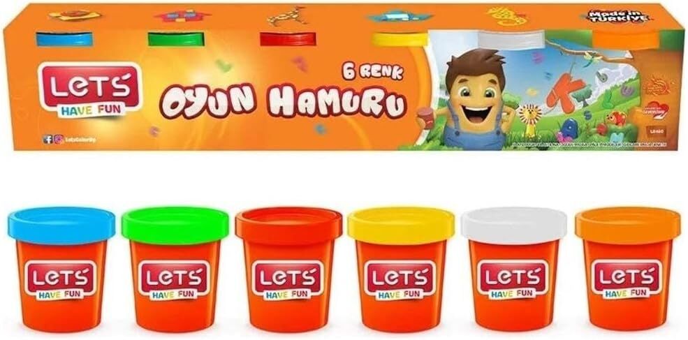 Lets 6 Renk Oyun Hamuru 690 Gr