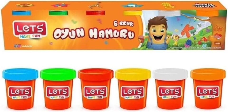 Lets 6 Renk Oyun Hamuru 690 Gr
