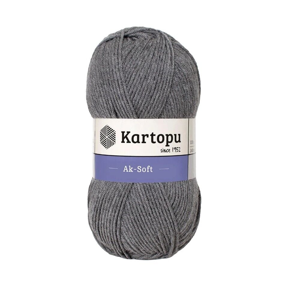 Kartopu Ak-Soft 100 Gr Koyu Gri K1002