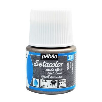 Pebeo Setacolor Opaque Suede Effect 45 Ml Pebble