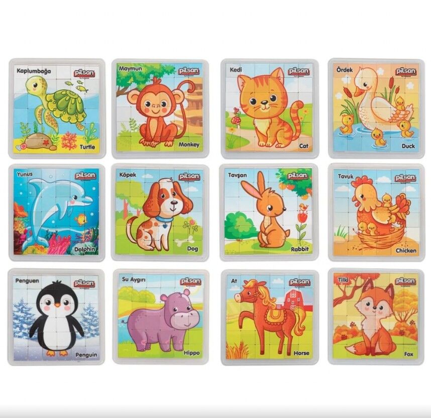 Pilsan Anımal Series Puzzle Set