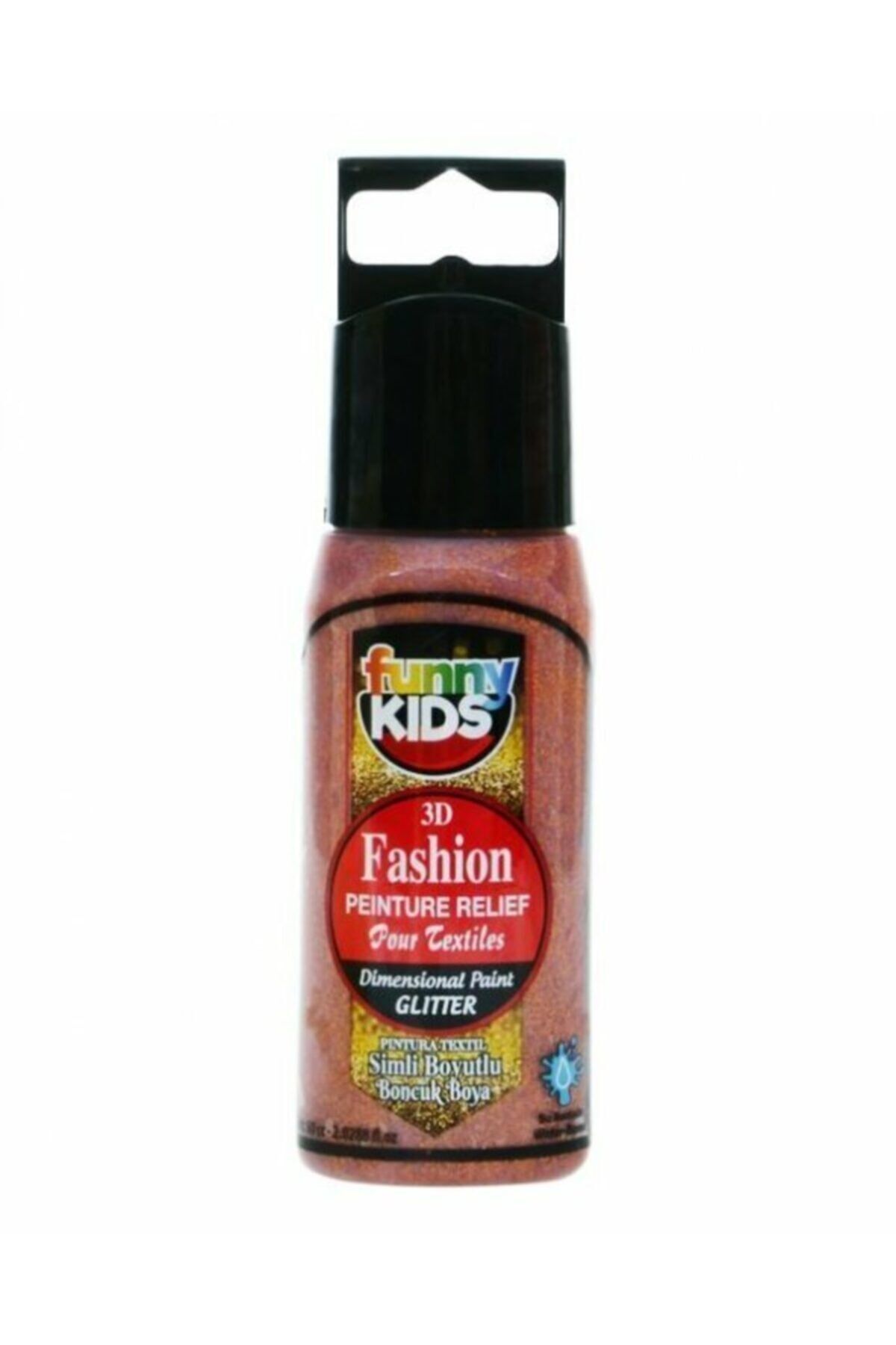 Rich Funny Kıds 060 Cc Boyutlu Boncuk Simli Bronz