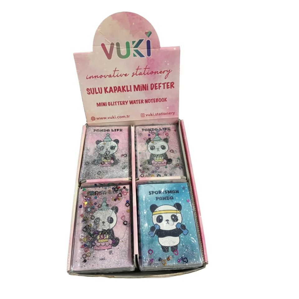 Vuki Küçük Sulu Defter Panda