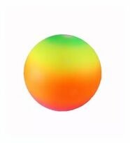 Avessa Gökkuşağı Plastik Küçük Top