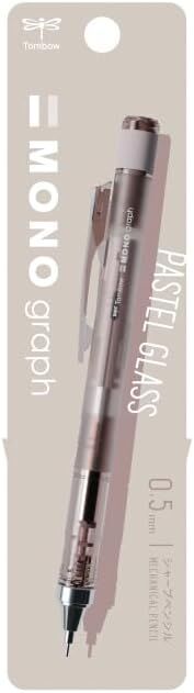Tombow Mono Graph Pastel Glass Mekanik Kurşun Kalem 0.5 Cam Kahve