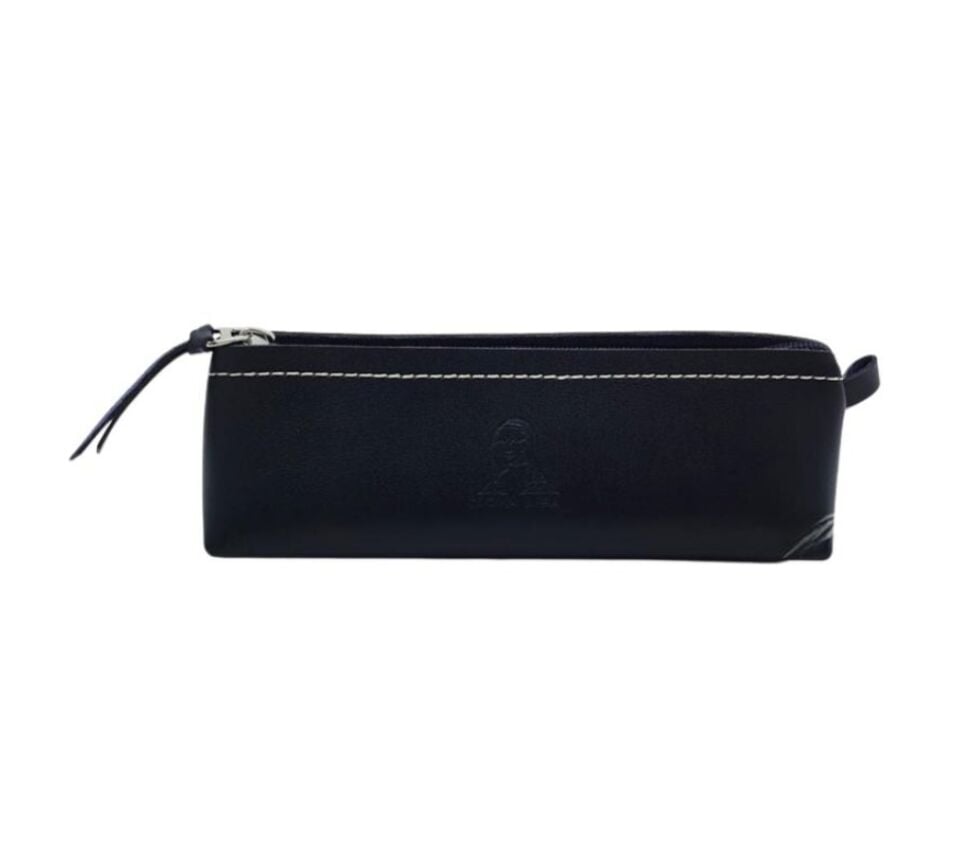 Mona Lisa Deri Kalemlik Tribag Siyah