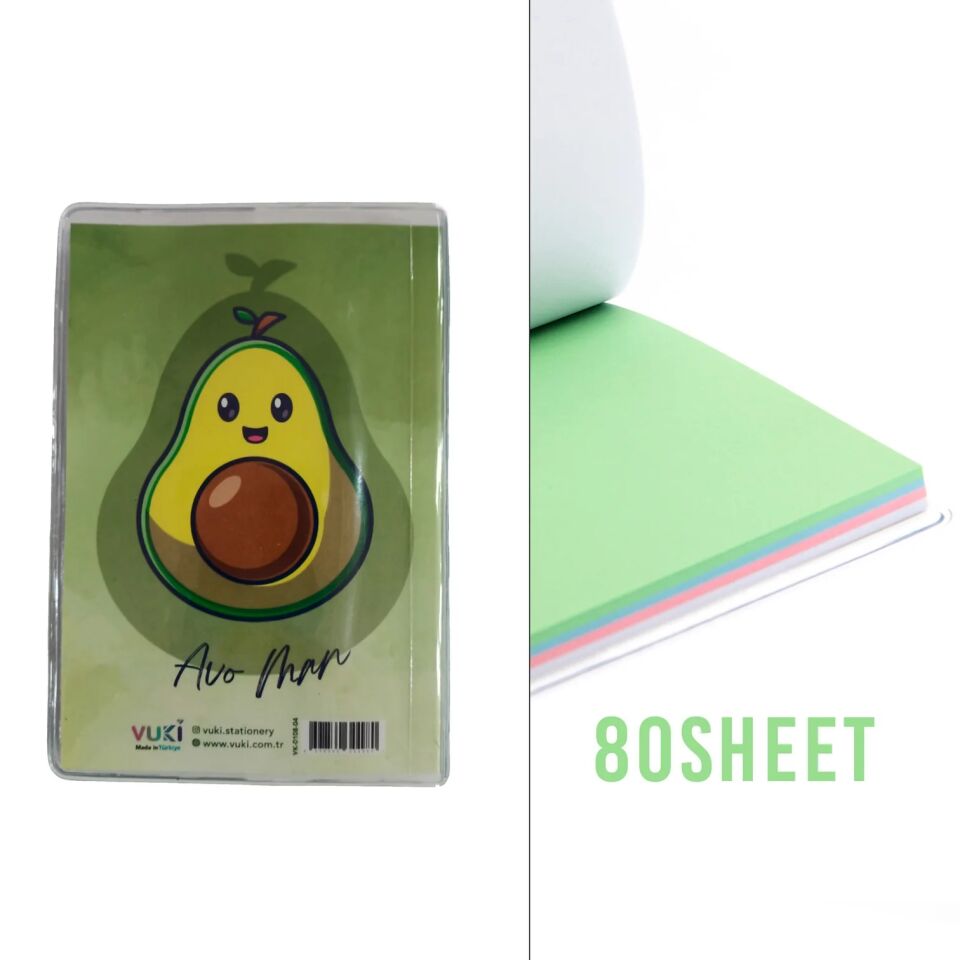 Vuki Küçük Sulu Defter Avakado