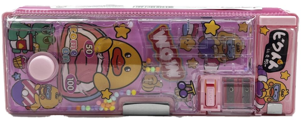Taros Unick Color Pink Bear Fonksiyonlu Kalemkutu