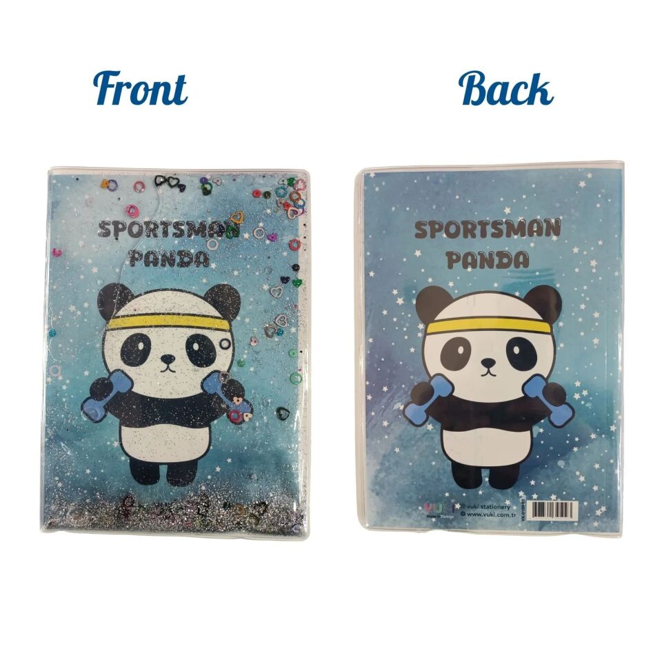 Vuki A5 Sulu Kapaklı Defter Panda