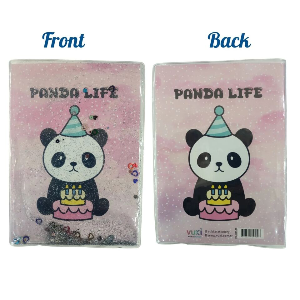 Vuki A5 Sulu Kapaklı Defter Panda