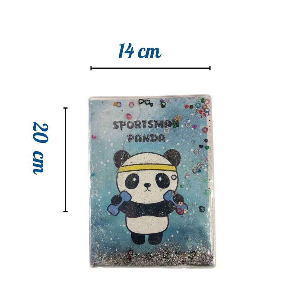 Vuki A5 Sulu Kapaklı Defter Panda