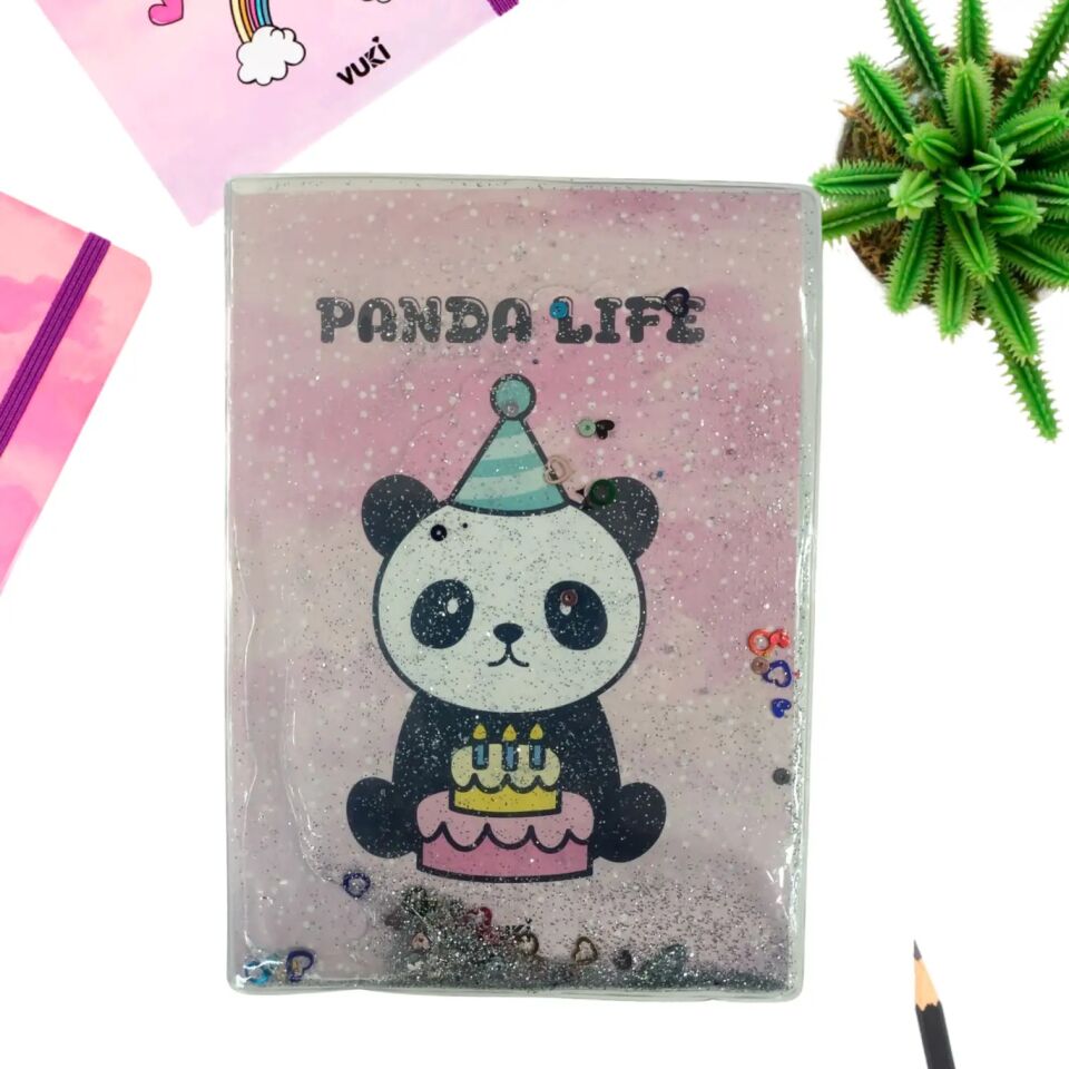 Vuki A5 Sulu Kapaklı Defter Panda