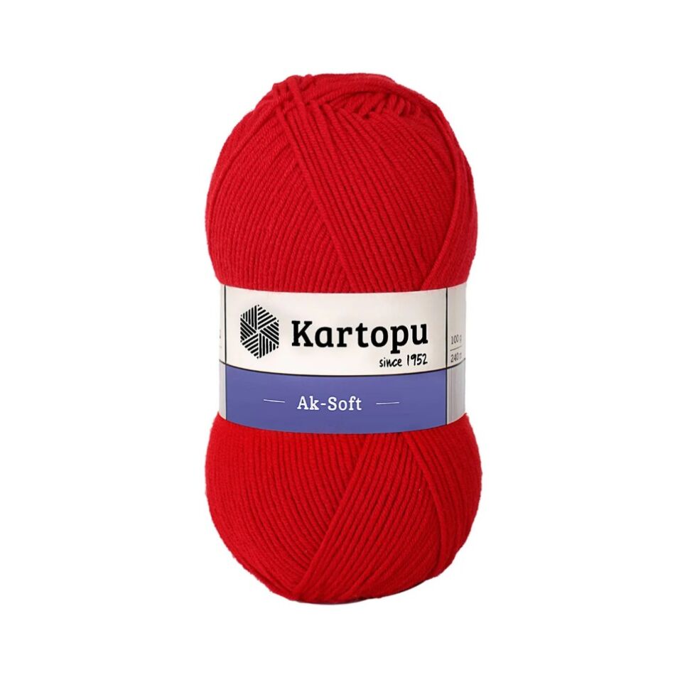 Kartopu Ak-Soft 100 Gr Kırmızı K150