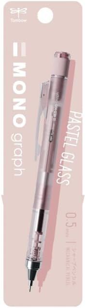 Tombow Mono Graph Pastel Glass Mekanik Kurşun Kalem 0.5 Cam Pembe