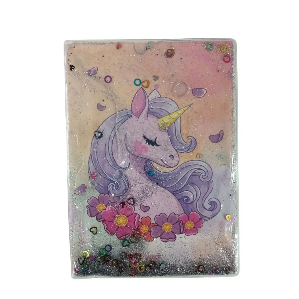 Vuki Büyük Sulu Defter Unicorn