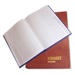 Dilman Fihrist 14,5x20,5 16 Yaprak 14 Basamak