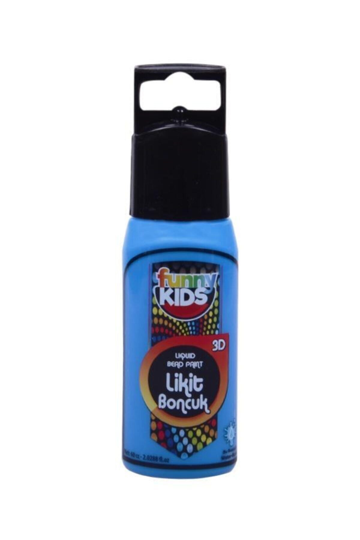 Rich Funny Kıds 060 Cc Boyutlu Boncuk Likit Mavi