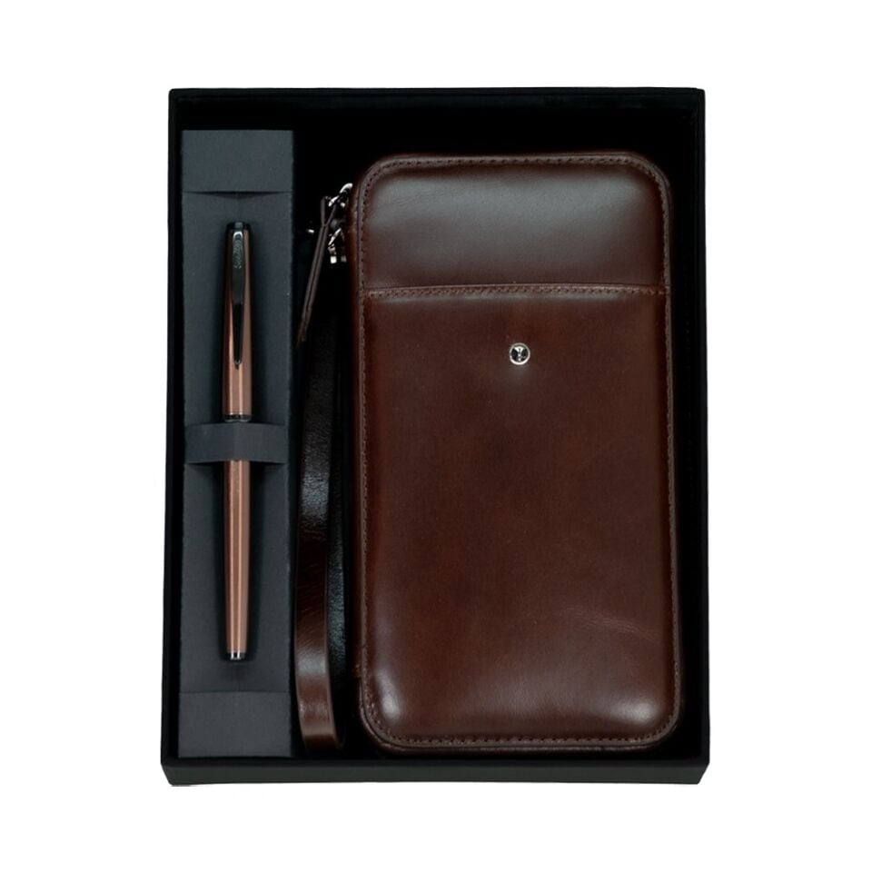 Scrikss Dr 2010-S1 Hakiki Deri El Çantası Kahve 78 Mg Roller Rose