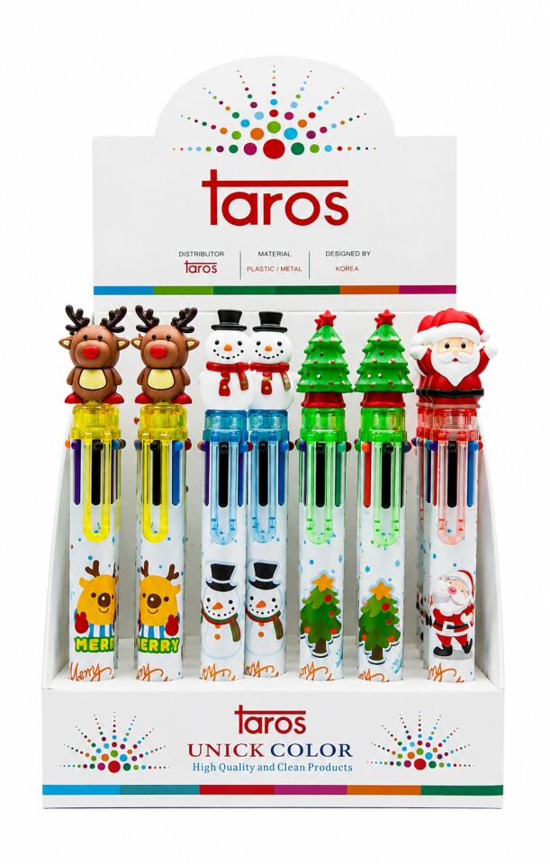 Taros Unick Color Yılbaşı Çoklu Tükenmez Kalem