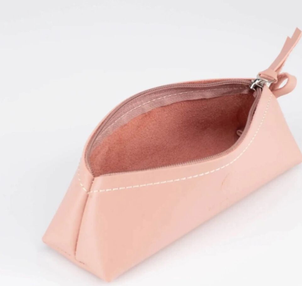 Mona Lisa Deri Kalemlik Tribag Toz Pembe