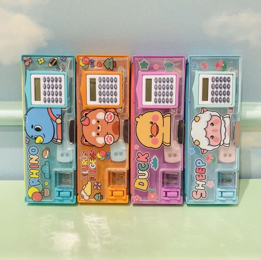 Taros Unick Color Animal Hesap Makineli Fonksiyonlu Kalemkutu