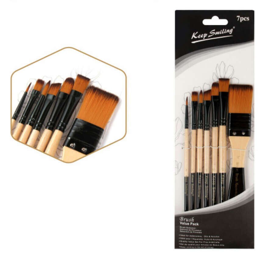 Keep Smiling Fırça Seti 7 Li N A0003