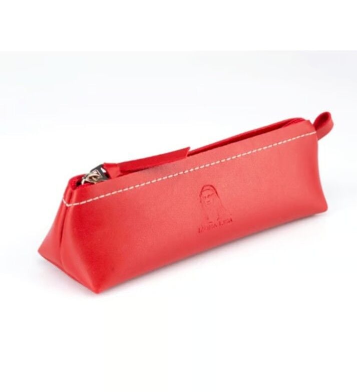 Mona Lisa Deri Kalemlik Tribag Turuncu