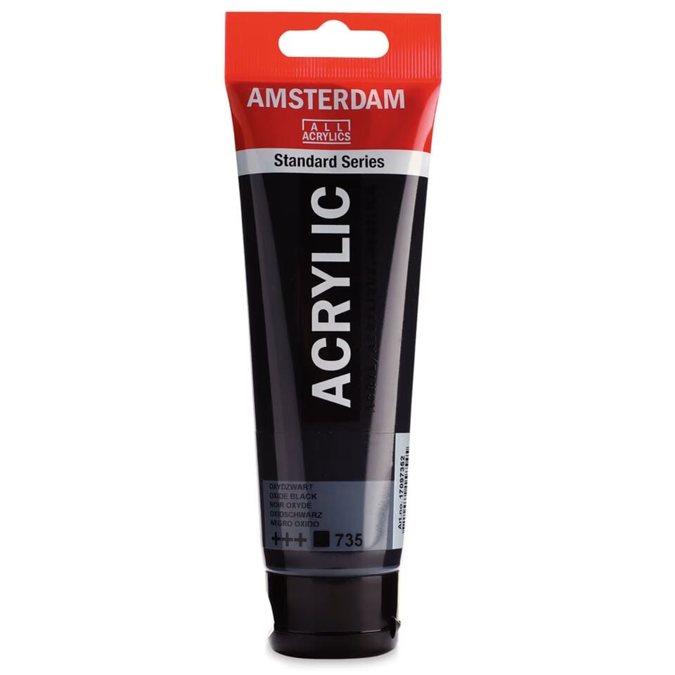 Amsterdam Standart Akrilik 120 Ml Oxyde Black