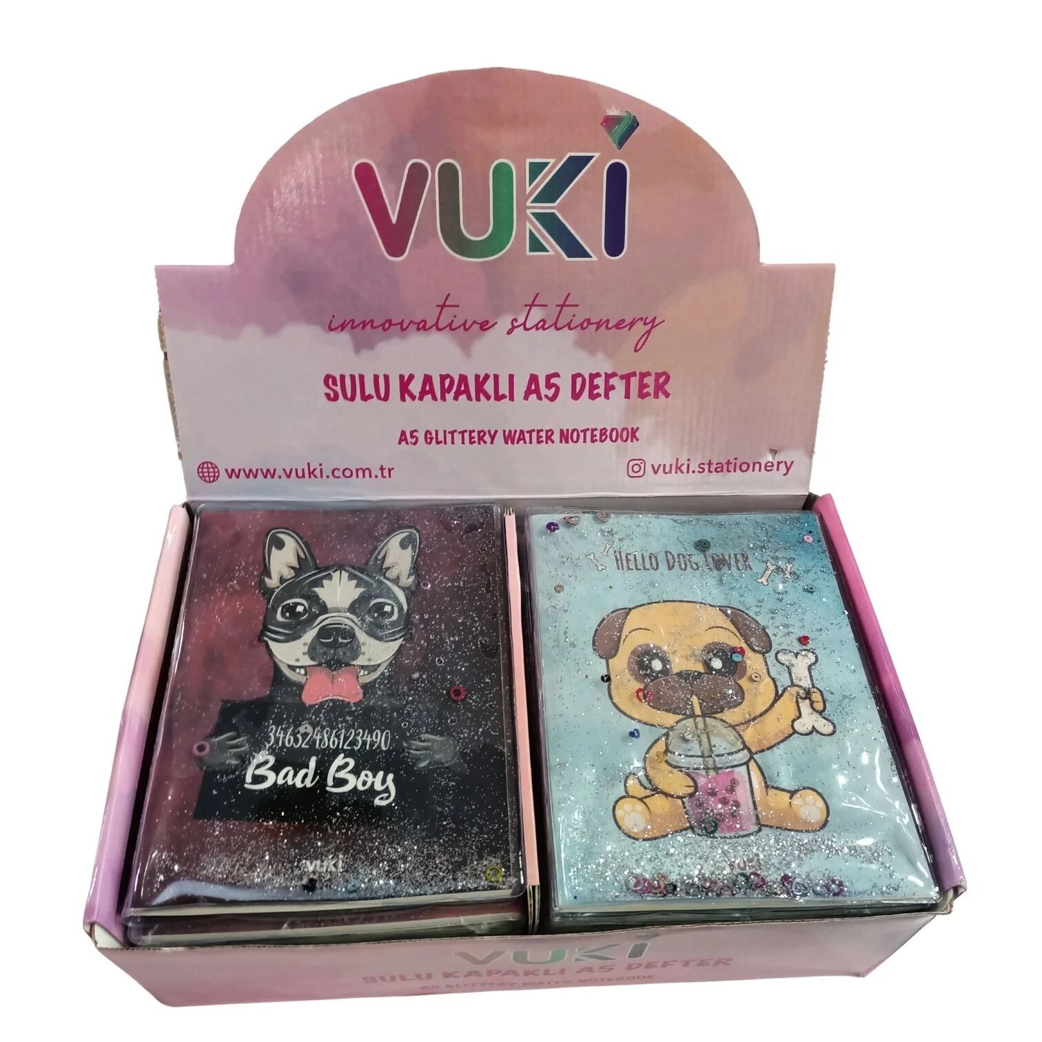 Vuki Büyük Sulu Defter Köpek