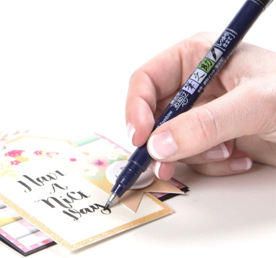 Tombow Fudenosuke Fırça Uçlu Çizim Ve Kaligrafi Kalemi Yumuşak Uçlu Siyah