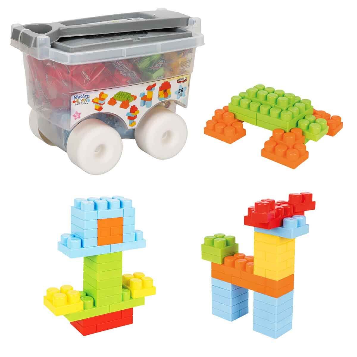 Pilsan Master Bloklu Trolley 54 Parça