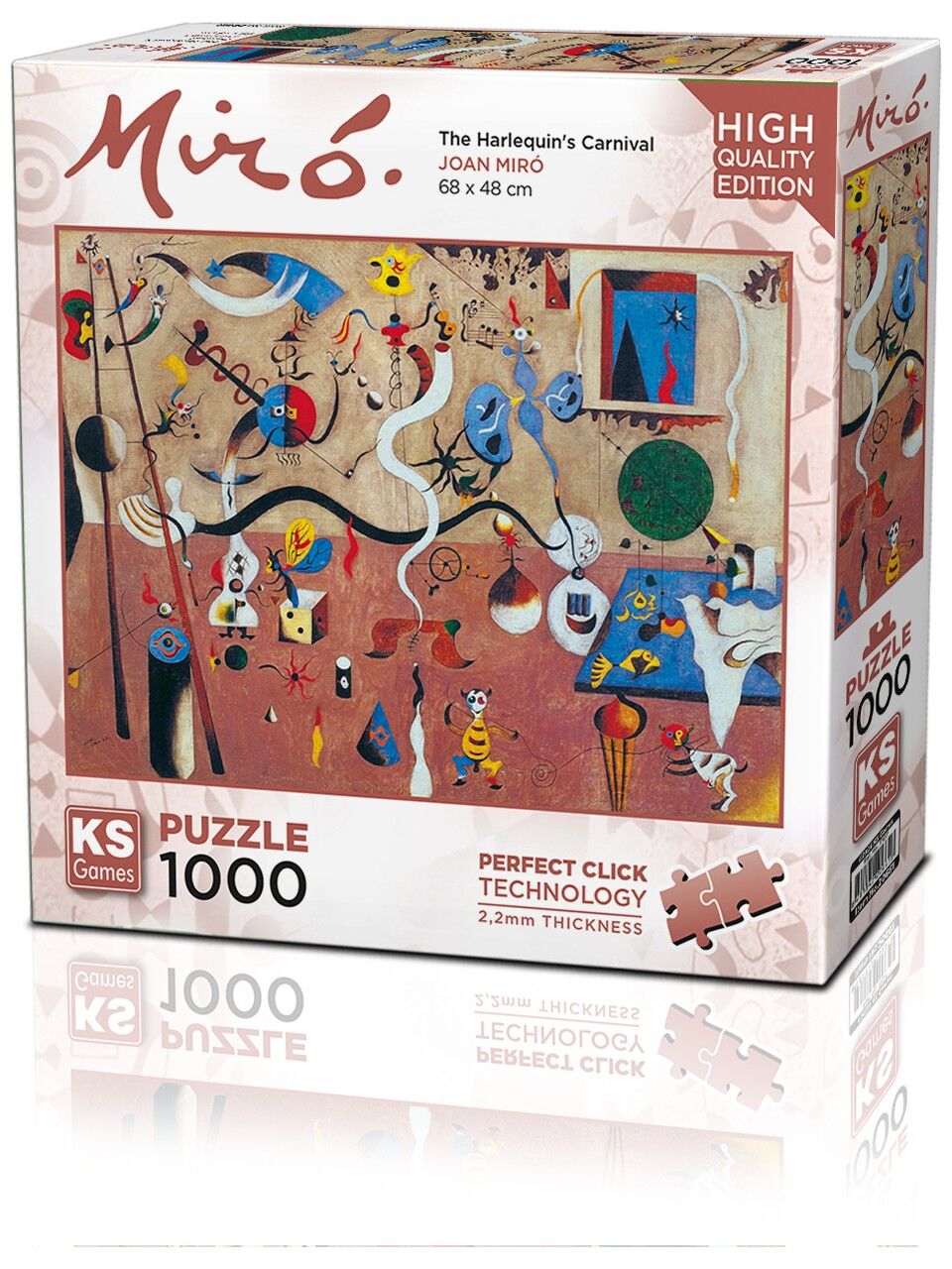 Ks Games Puzzle 1000 Carnival Of Harlequin Joan Miro