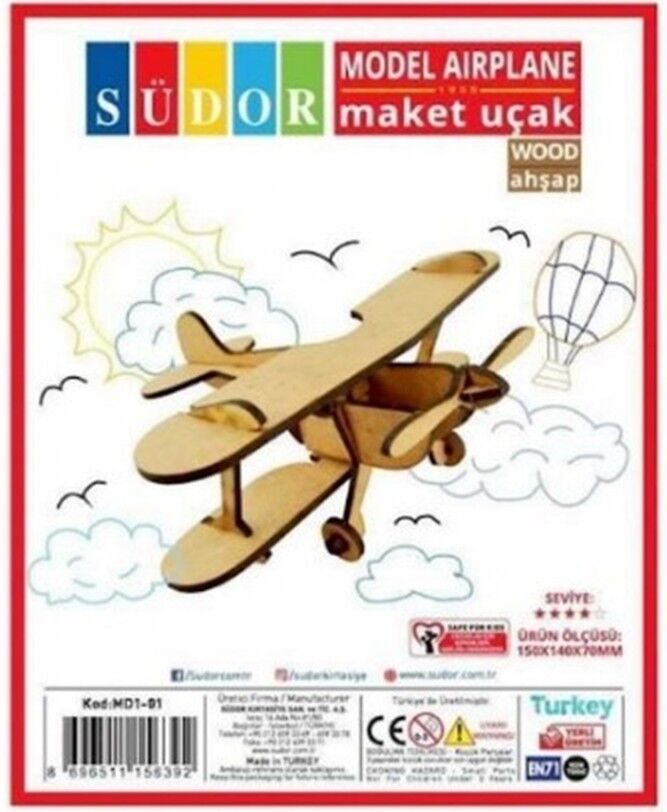Südor Ahşap Maket Uçak