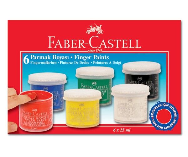 Faber-Castell Parmak Boyası 6 Renk