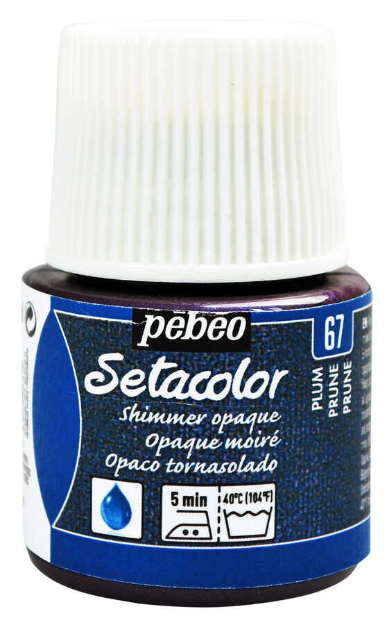 Pebeo Setacolor Opaque 45 Ml Şişe Yd Prune Moire