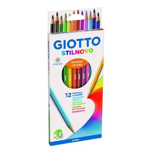 Giotto Stilnovo Kuru Boya Kalemi Askılı Paket 12 Li