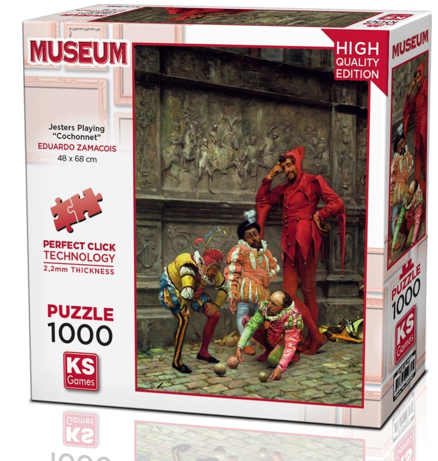 Ks Games Puzzle 1000 Jesters Playing Cochonnet