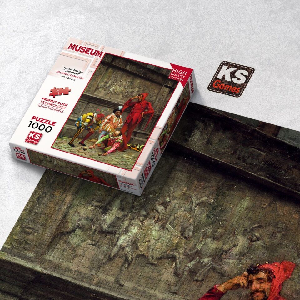Ks Games Puzzle 1000 Jesters Playing Cochonnet