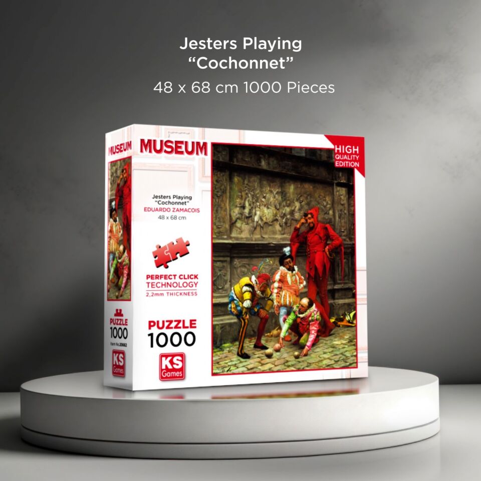 Ks Games Puzzle 1000 Jesters Playing Cochonnet