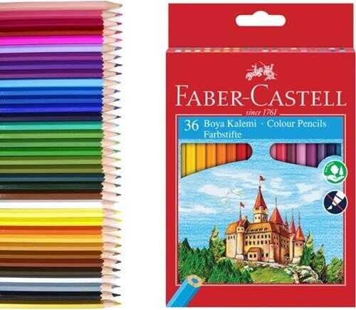 Faber-Castell Boya Kalemi Karton Kutu 36 Lı
