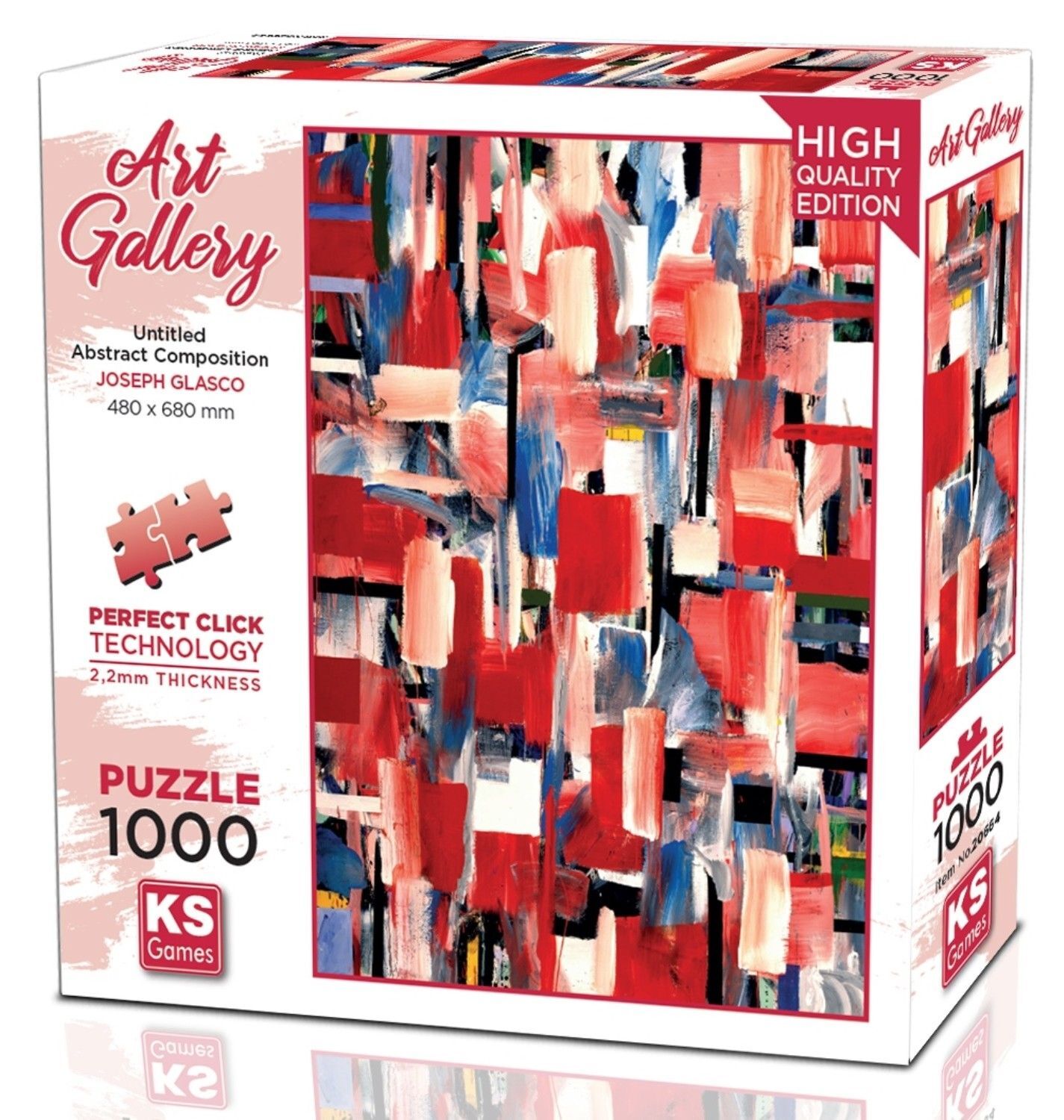 Ks Games Puzzle 1000 Untitled Abstract Composition