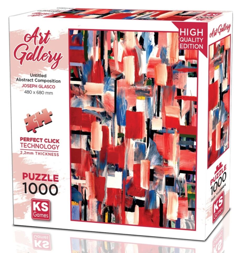 Ks Games Puzzle 1000 Untitled Abstract Composition