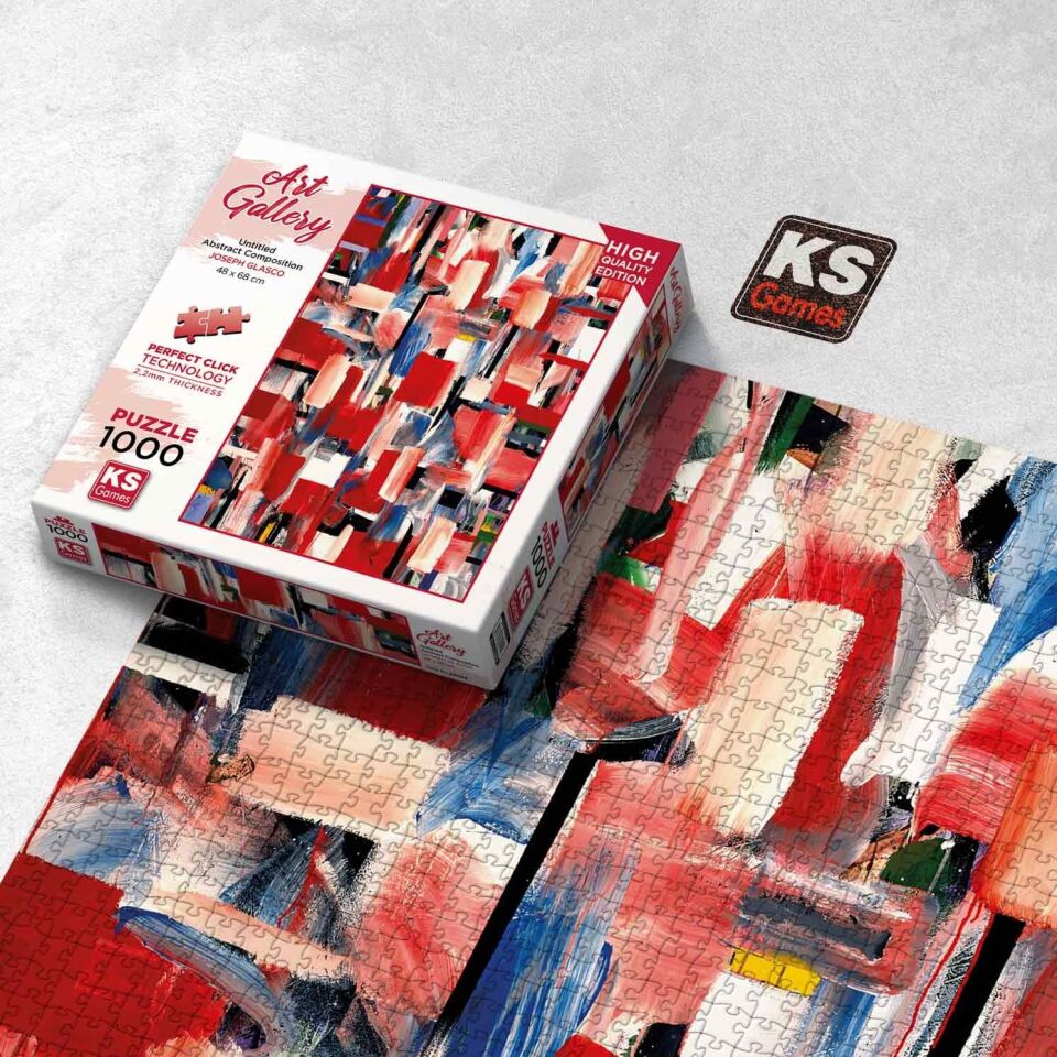 Ks Games Puzzle 1000 Untitled Abstract Composition