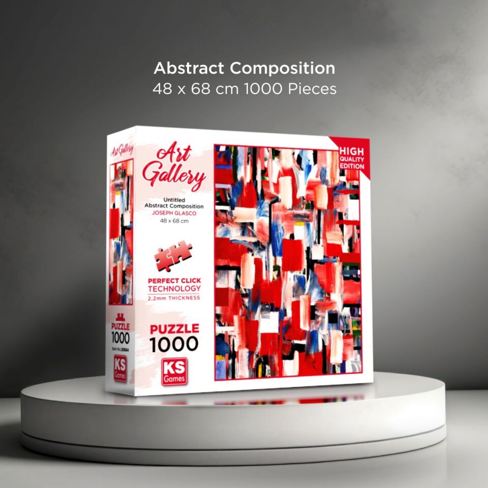 Ks Games Puzzle 1000 Untitled Abstract Composition