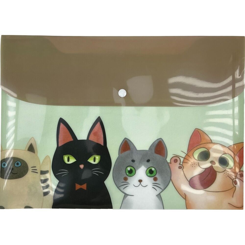 Taros Unick Color Funny Cats A4 Çıt Çıt Dosya