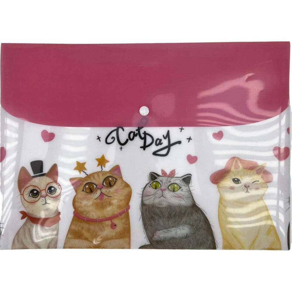 Taros Unick Color Funny Cats A4 Çıt Çıt Dosya