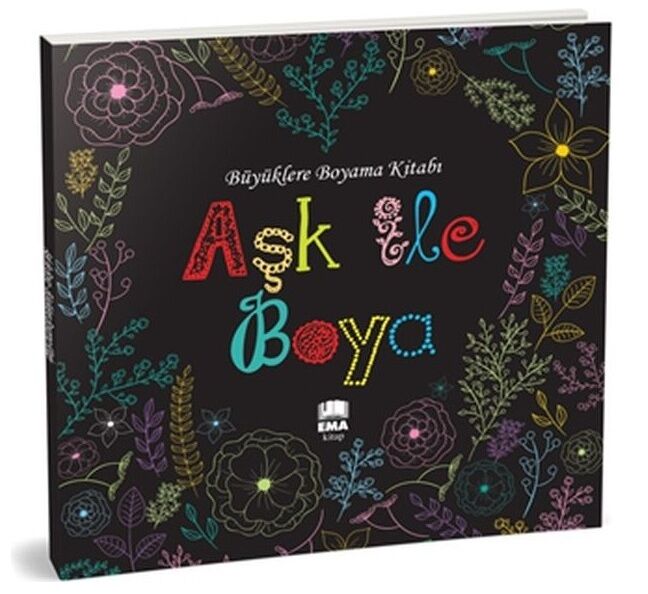Ema Kitap Büyüklere Boyama Kitabı Aşk İle Boya