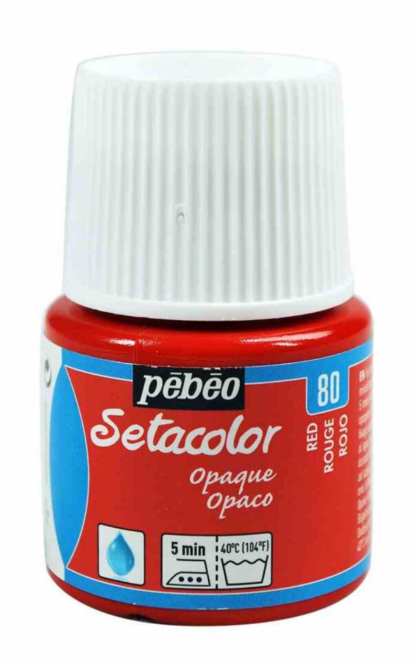 Pebeo Setacolor Opaque 45 Ml Şişe Red