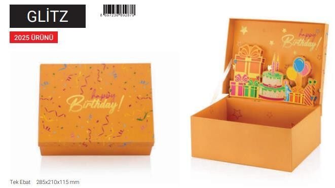 Gıpta Glitz 3D Hediyelik Kutu