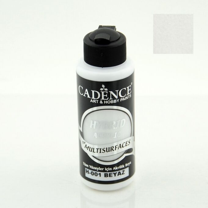 Cadence Hybrid Akrilik Multisurfaces H-001 Beyaz 120 Ml